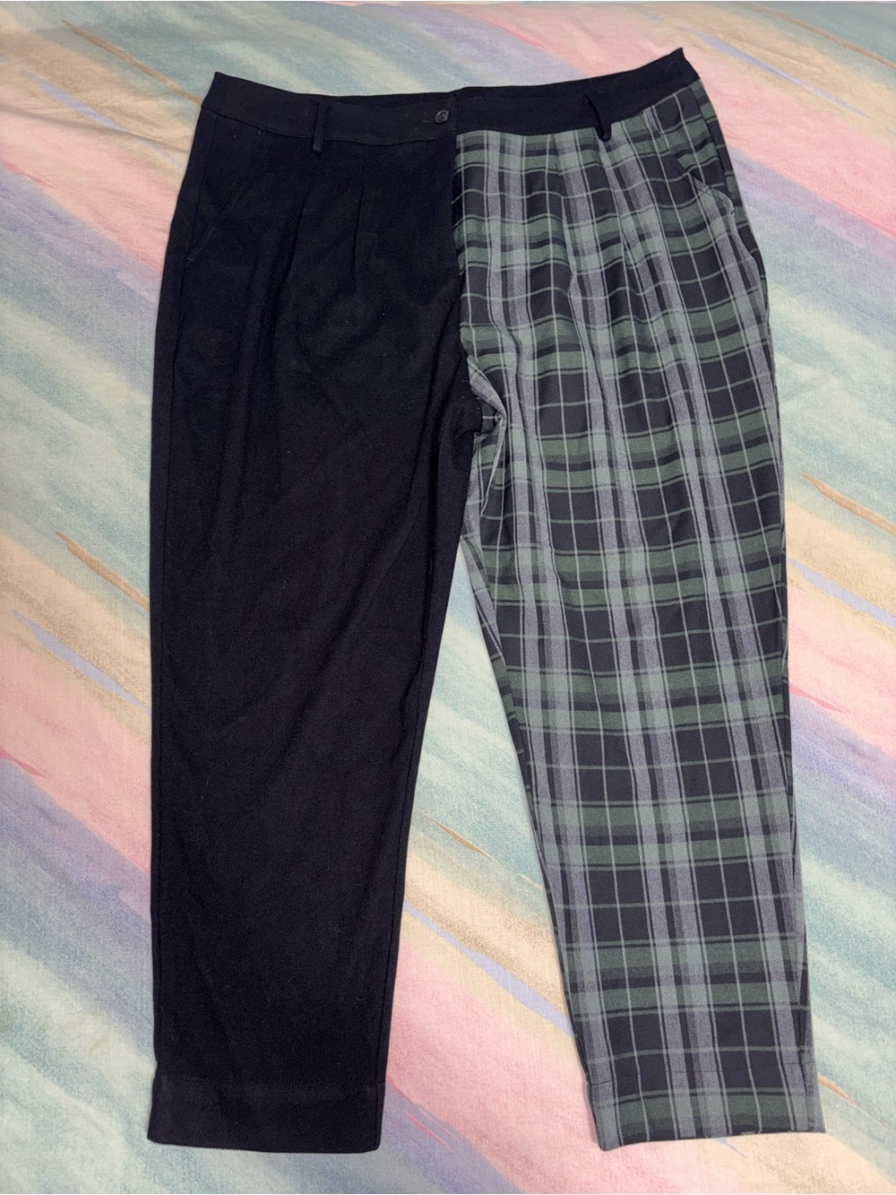NWT Disturbia Checkmate High Waist Tapered Trousers size 18 - Picture 4 of 7